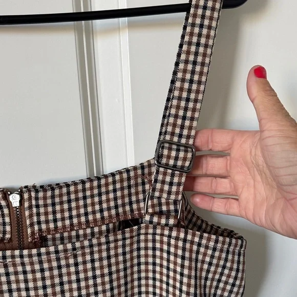 Kingston Checkered Dress with Black Long Sleeves / 2 pieces - Picture 9 of 11